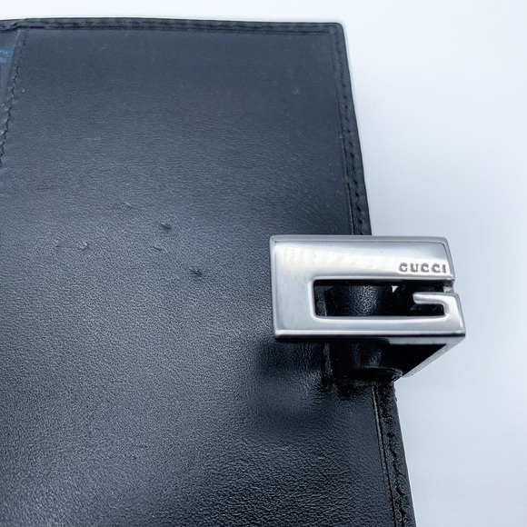 Gucci Mini Agenda Notebook Compact Case in Black - Picture 10 of 14